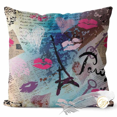 Poszewka 3D bawełna satyna 70x80cm DZIEWCZĘCY PARYŻ na Arena.pl
