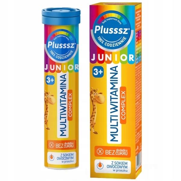Polski Lek Plusssz Junior Multiwitamina 20 szt. zdjęcie 1