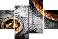 140CM 70 OBRAZ ZABYTKOWA MAPA ŚCIENNY