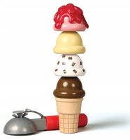 ZABAWA W SKLEP LODZIARNIA DREWNIANA LODY MELISSA ZABAWKA DLA DZIECKA MELISA