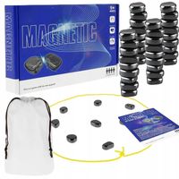 MAGNETYCZNA GRA W SZACHY 40Kulek WIĘKSZY KAMIENIE MAGNETYCZNE GRA ZESTAW