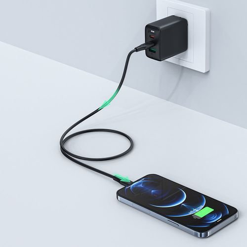 kabel przewód do iphone mfi usb-c - lightning 30w 3a 1.2m biały na Arena.pl