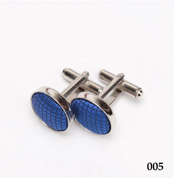 Spinki do mankietów / koszuli granatowe zdjęcie 5