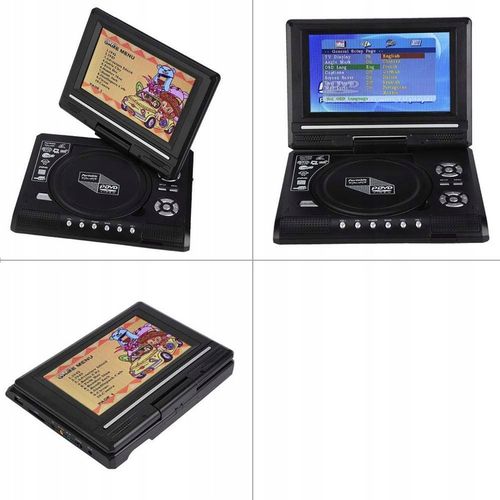 ODTWARZACZ DVD 7,8-CALOWY WYŚWIETLACZ PRZENOŚNY ODTWARZACZ DVD DLA DZIECI na Arena.pl