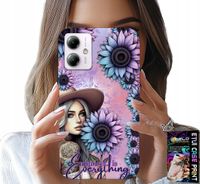 ETUI DO MOTOROLA MOTO G14 - KOBIETA W SŁONECZNIKACH, KOBIECE WZORY