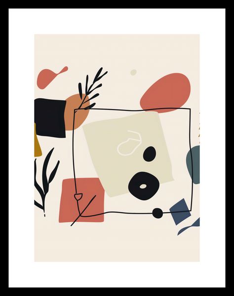 Plakat 40x55cm Abstrakcyjny Dialog zdjęcie 3
