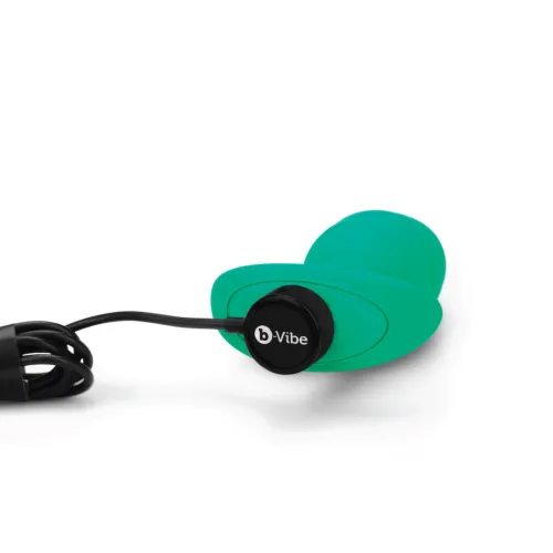 b-vibe texture plug twist green - anatomiczny wibrujący model silikonowy na Arena.pl
