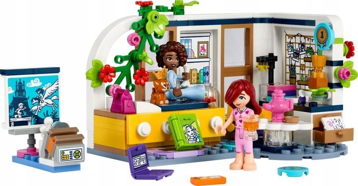 ZESTAW LEGO FRIENDS 41740 POKÓJ ALIYI + GRATIS LEGO 30417 OGRODOWY KWIAT zdjęcie 9