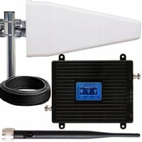 WZMACNIACZ GSM SYGNAŁU ZESTAW GSM 3G 4G LTE ANTENA