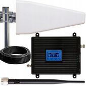 WZMACNIACZ GSM SYGNAŁU ZESTAW GSM 3G 4G LTE ANTENA