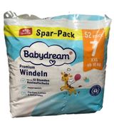 Babydream XXL 7 pieluchy od 16 kg - 52 szt