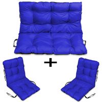 Poduszki na meble RATTAN 120x60x50 zestaw 2+1 chab