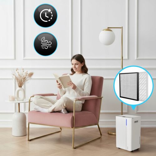 Osuszacz Powietrza Cube Pochłaniacz Wilgoci 20L Jonizacja WIFI 50 m2 na Arena.pl