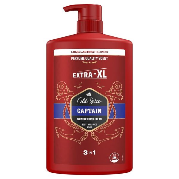 Old Spice Captain, Żel pod prysznic i szampon dla mężczyzn 3w1, 1000ml zdjęcie 6