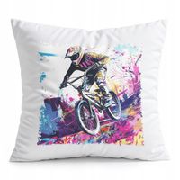 PODUSZKA BIAŁA PREZENT - ROWER BMX MTB SPORT