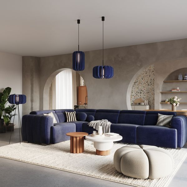 Lampa podłogowa MULA 45 granatowa zdjęcie 13