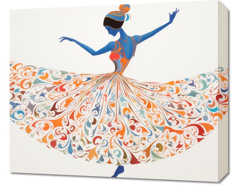 Obraz 60x50cm Wirująca Balerina zdjęcie 1