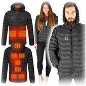 Kurtka podgrzewana czarna rozmiar M