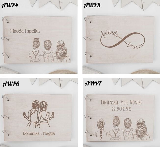 DREWNIANY ALBUM NA ZDJĘCIA PERSONALIZOWANY GRAWER zdjęcie 12