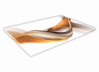 SZKLANA DESKA KUCHENNA 60x30 187d Brązowa fala