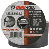 tarcza do cięcia metalu 125mm mar-pol