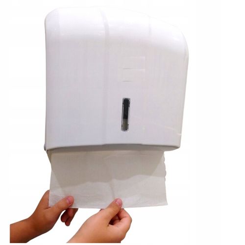 10x Ręcznik Papierowy ZZ BIAŁY składany 2W CELULOZA papier GRUBY 25x21,5 na Arena.pl