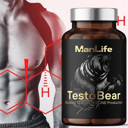 TESTOSTERON tabletki | Naturalny Booster Testosteronu | ManLife TestoBear na Arena.pl