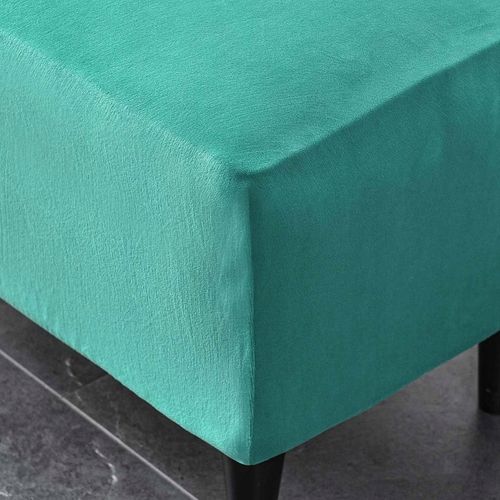 POKROWIEC NA PODNÓŻEK PUF WELUR JASNY TURKUSOWY na Arena.pl