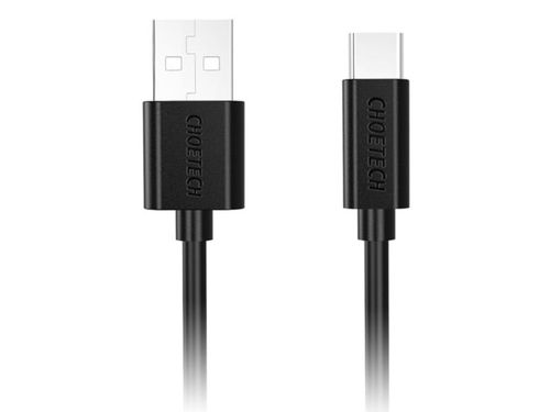 Kabel Choetech usb - usb-c typ C 2.0 2m czarny na Arena.pl