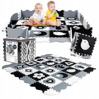 MATA piankowa puzzle EDUKACYJNA XXL 151x151cm KOJEC gruba SKŁADANA elementy