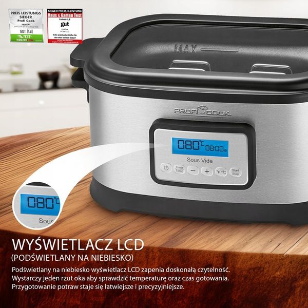 Urządzenie, cyrkulator do gotowania Sous-Vide ProfiCook PC-SV 1112 zdjęcie 13