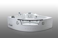 Wanna akrylowa z hydromasażem,jacuzzi,led 150x150x58 - Okazja!