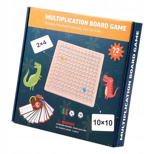 Tabliczka Mnożenia Planszowa Gra Logiczna 2 W 1 na Arena.pl