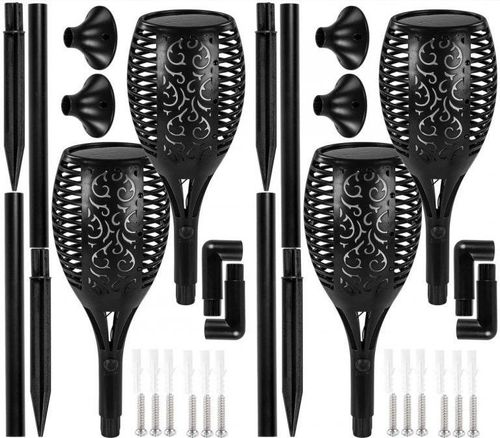 VOLTRONIC Zestaw lamp solarnych 51 LED, 4 szt na Arena.pl