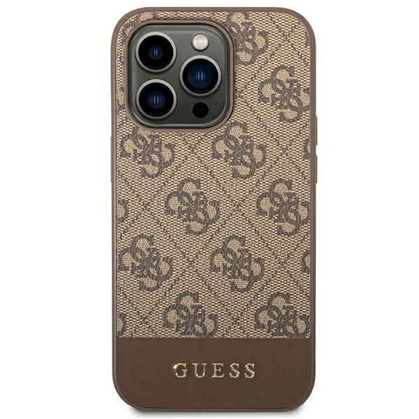 Etui Guess do iPhone 14 Pro, Brązowy zdjęcie 3