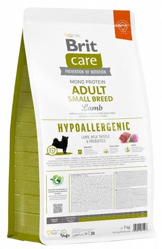 BRIT CARE Hypoallergenic dla dorosłych psów małych ras z jagnięciną 7kg na Arena.pl