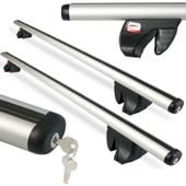 Uniwersalny bagażnik bazowy na relingi standardowe i zintegrowane AMOS ALFA Belki Aluminiowe 160cm