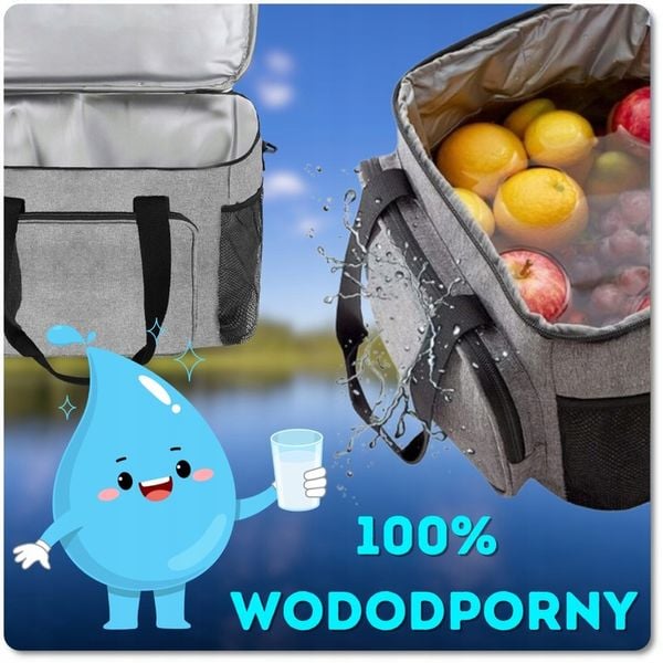 KOSZ PIKNIKOWY Z WYPOSAŻENIEM TERMICZNY TURYSTYCZNY DLA 4 OSÓB 21W1+ GRATIS zdjęcie 5