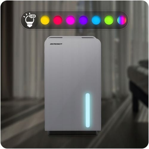 OSUSZACZ POWIETRZA POCHŁANIACZ WILGOCI 64W HEPA 34dB TIMER LED Berdsen na Arena.pl