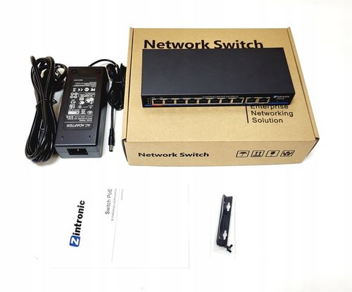 Switch POE 8xPOE 2xUplink GIGABIT 120W URUS na Arena.pl