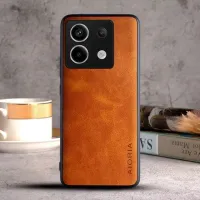 Etui AIORIA Vintage LEATHER Xiaomi Poco X6/Redmi Note13 Pro 5G pomarańczowy