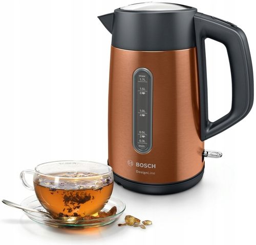 Czajnik elektryczny Bosch TWK4P439 2400 W 1,7 l żółty/złoty na Arena.pl