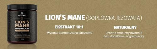 LIONS MANE 10:1 SOPLÓWKA JEŻOWATA 30G SOLVE LABS na Arena.pl