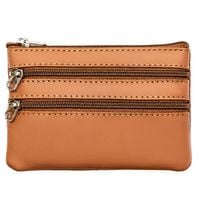 skórzane etui na klucze w jasno brązowym kolorze