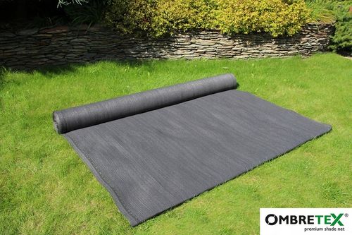 Siatka Osłona 1,7x10m 95% Na Ogrodzenie Płot Balkon Mata Maskująca Antracyt na Arena.pl