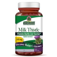 NATURE'S ANSWER Milk Thistle Seed Extract - Ekstrakt (120 kaps.)