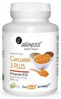 Aliness KURKUMINA C3 KOMPLEKS PLUS Kurkuma 60 kaps Pieprz krążenie WĄTROBA