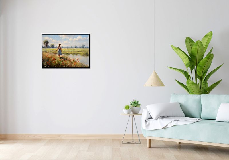 Plakat 70x50cm Wiejski Spokój zdjęcie 4
