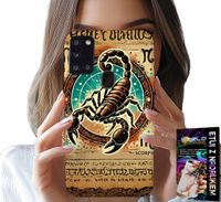 ETUI DO SAMSUNG GALAXY A21s - SKORPION ZNAK ZODIAKU ASTRONOMIA + FOLIA