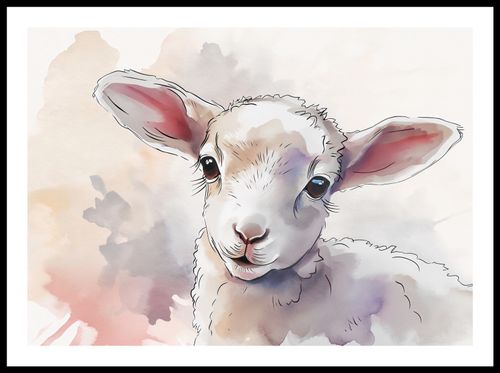Plakat 70x50cm Mała Owieczka na Arena.pl